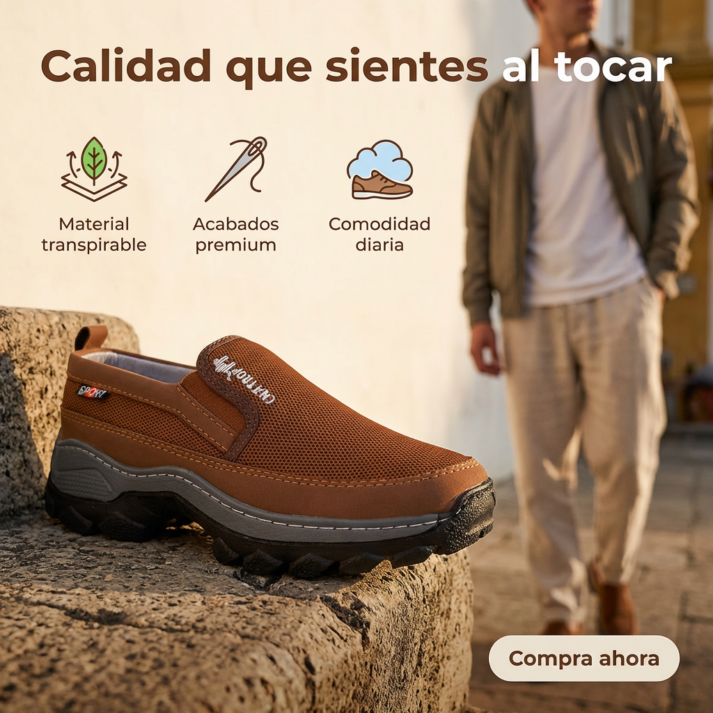 Calzado Mocasín Confort Titanium Slip-on
