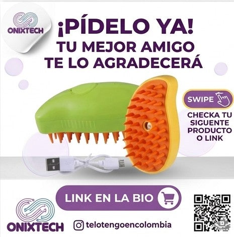 CEPILLO A VAPOR PARA MASCOTAS